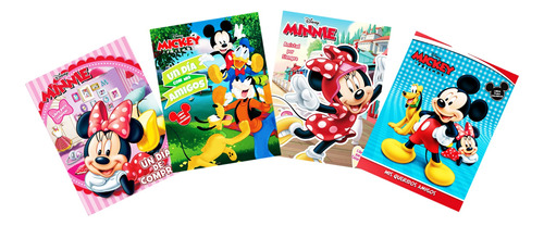 12 Libros Colorea Minie Mickey Mouse Mimi Disney Pintar Mini