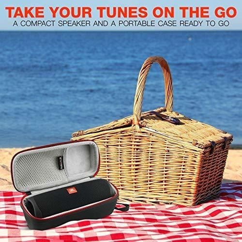 Imagen 6 de 7 de Parlante Jbl Flip 5 Inalambrico Impermeable Con Funda Negro
