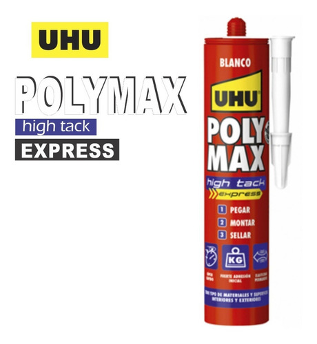 Pegamento Polymax High Tack Express Uhu Polymax High Tack Ex