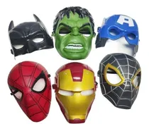 Comprar Máscaras Caretas De Súper Héroes De Plástico Pvc Para Niños 