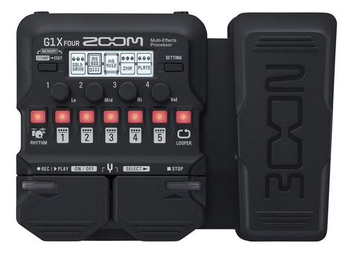 Procesador Multiefectos Para Guitarra Zoom G1x Four Con Expr
