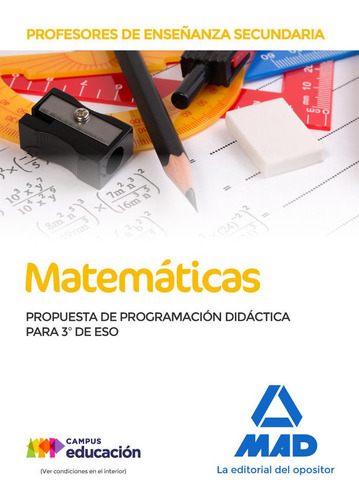 Profesor Enseñanza Secundaria Matematicas Propuesta Dida...