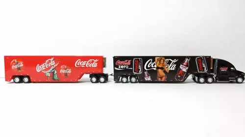 Caminhão Coca Cola Kenworth T700 6x4 - Escala 1/32 - Com Cavalo e Carreta -  Minisclub