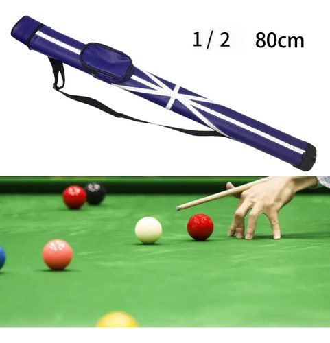 Estuche Para Taco De Billar, Protector De Correa 80cm Azul