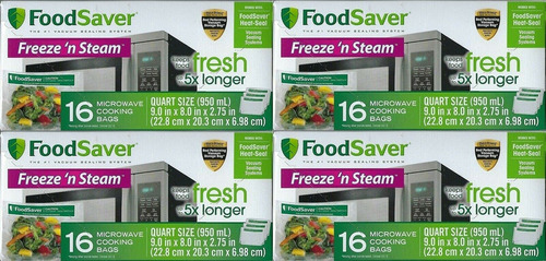 Foodsaver Freeze N Steam - Bolsas De Cocción Individuales .