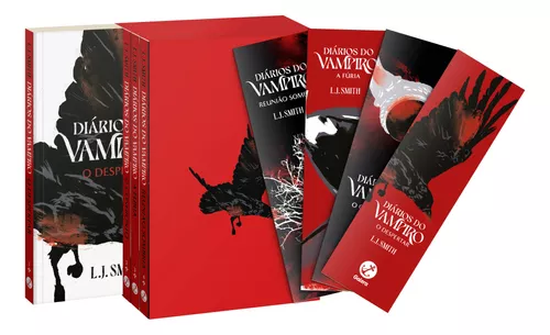 Coleção Diários do Vampiro - L. J. Smith C/4 livros - Edição