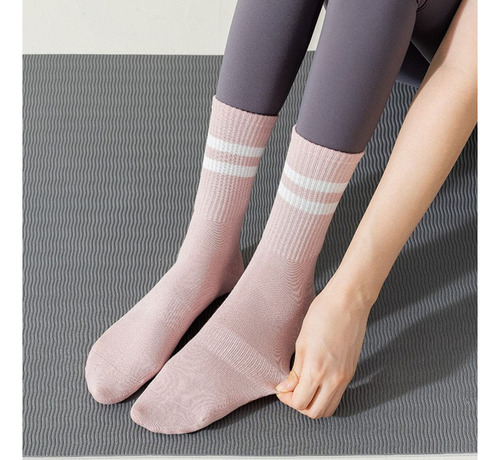C 8 Pares De Calcetines Antideslizantes De Yoga Para Mujer