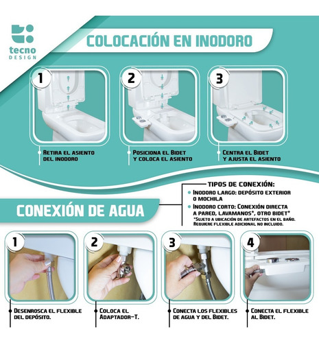 Imagen 5 de 10 de Bidet Matic Ducha Para Inodoro Eco Bidet Plus Universal Mano