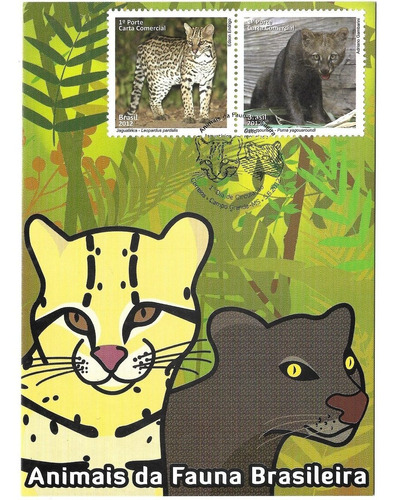 Máximo Postal Com Cbc Animais Da Fauna Brasileira 2012