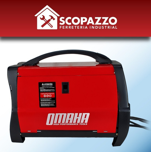 Imagen 5 de 10 de Soldadora Omaha Mig-mag 40-195a S/gas + Alambre 0,8mm 900gr