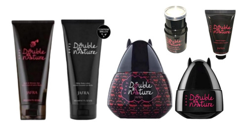 Perfume Jafra Double Nature Sexy Súper Pack: Cremas+gel+mini