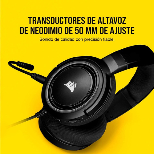Auriculares Corsair Hs35 Gamer Pc Ps4 Xbox One - Carbon