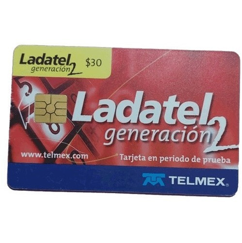 Tarjeta Telefónica Telmex - Ladatel Generacion 2