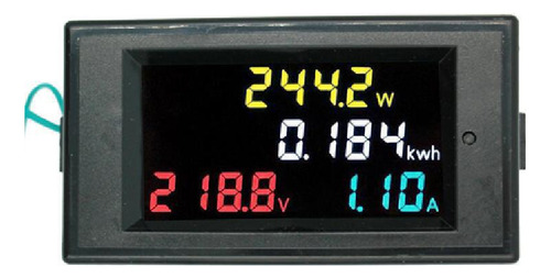 Wattimetro Voltimetro Amperimetro Ac 80300v 100a Colorido