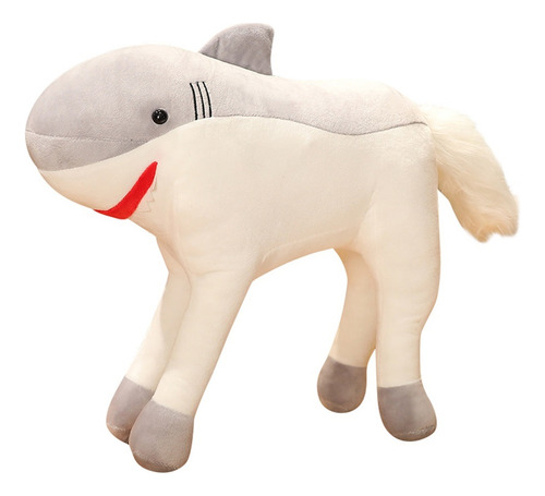 Muñeco De Tiburón De 40 Cm Montado A Caballo, Ideal Como