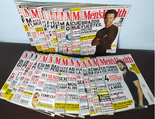 25 Revistas Men's Health México Años 18 Al 20 Sin Repetir (: