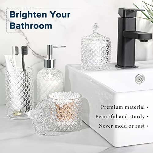 Rytoxilo Juego De Accesorios De Baño, Paquete De 4 Juegos Co