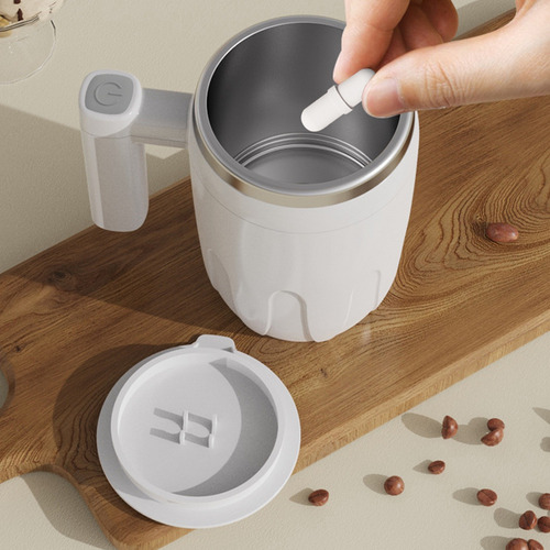 Taza De Café Automezclable Recargable Por Usb De 380 Ml, Col