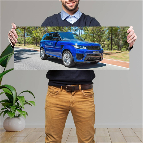 Cuadro 30x80cm Auto 2015 Range Rover Sport Svr A 293