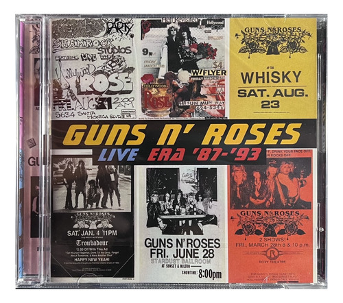 Cd Guns N Roses Live Era 87 93 Nuevo Y Sellado Newaudio