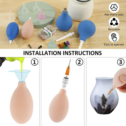 Aplicador Pottery Precision, Con Punta De Aguja Para Exprimi