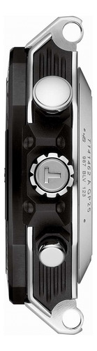 Reloj Tissot T-race Motogp Automatic Chrono T1414622704100 Negro Negro Plateado
