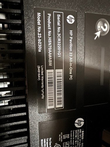 All In One Hp Pavilion 23-b230la Negro (Usado)