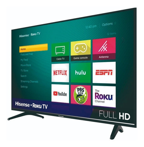 Imagen 2 de 8 de Pantalla Smart Tv Hisense 40 Pulgadas Led Con Roku Y Netflix