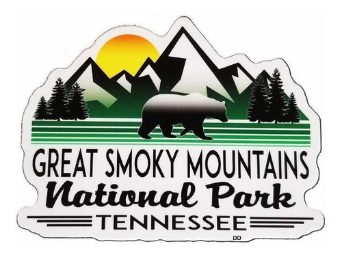 Great Smoky Mountains National Park Pvc Adhesivo Para Portát