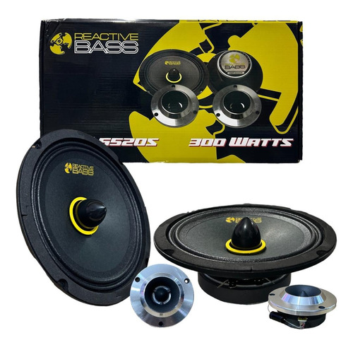 Set De Medios Rangos Reactive Bass 300 Watts