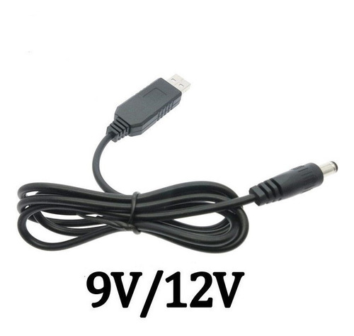 Imagen 2 de 6 de Cable Energia Usb 5v A Dc 9v O 12v Modem Router Cantv