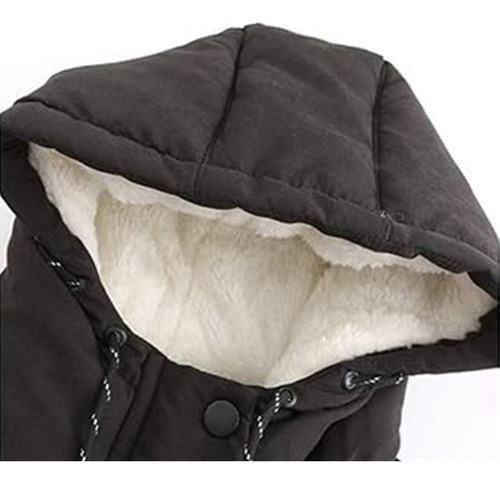Chaqueta De Invierno Cálida Para Mujer Con Forro Grueso