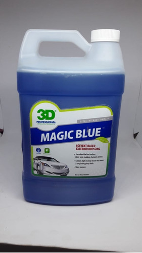 3d Magic Blue Abrillantador Cubiertas Y Plásticos Galon High