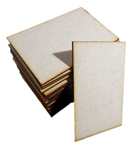 122 Rectangulos Mdf 15x10cm Trupan Madera Artesanías 3 Mm
