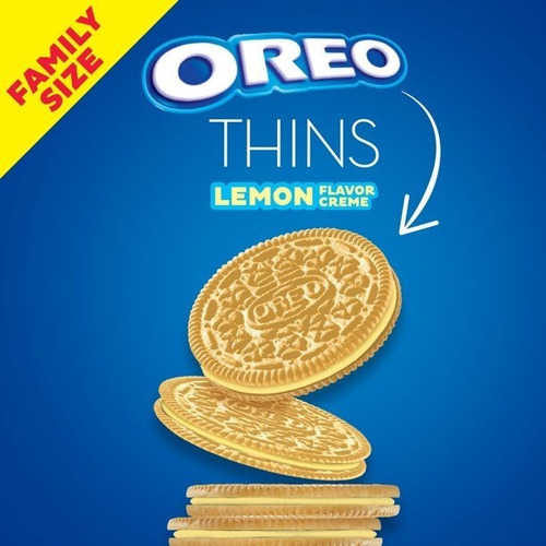 Oreo Thins Limon Family Size 371g Americana Galleta Delgada