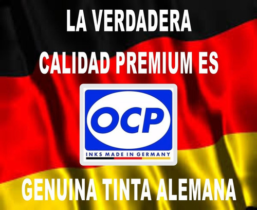 Tinta Alemana Ocp Para Canon G1100 G2100 G3100 G4100 100ml. Negro Pigmentado