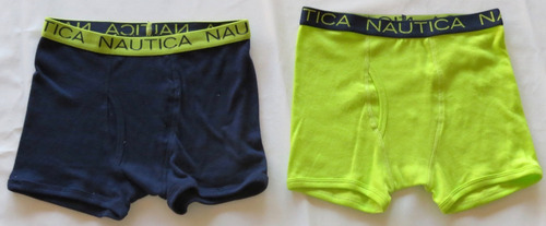 Duas Cuecas Boxer Nautica T 8 Infantil Boy