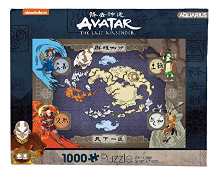 Aquarius Avatar Mapa Puzzle (1000 Pedazo Rompecabezas Wfmla