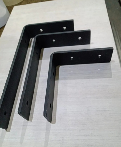 Imagen 2 de 7 de Mensulas De Hierro Estantes Pared 30x15