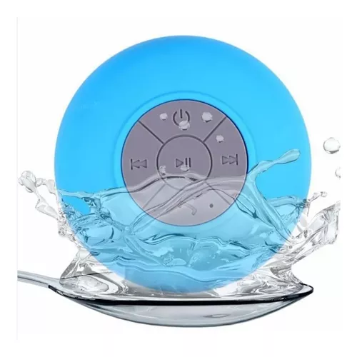 pegamento Favor revista Parlante Bluetooth Recargable P/ Ducha Resistente Al Agua