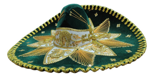 Sombrero Charro Lentejuela Mexicano Colores Mariachi Tradi 