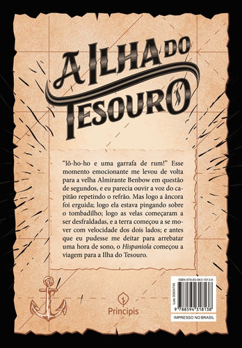 Imagem 2 de 2 de A ilha do tesouro, de Louis Stevenson, Robert. Ciranda Cultural Editora E Distribuidora Ltda., capa mole em português, 2019