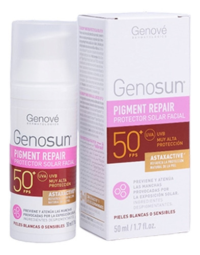 Genosun Pigment Repair Protector Solar Facial Fps 50+ 50ml