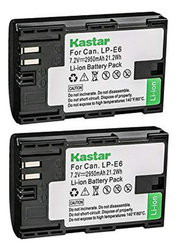 Batería Kastar Para Canon Lp-e6 Lp-e6n