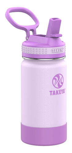 Takeya Botella Actives Con Popote 14oz/414 Ml Grape Purple