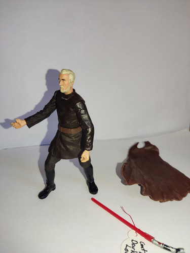 Star Wars Figura Coleccionable Cont Dooku Dark Lord E.3.75 (Usado)