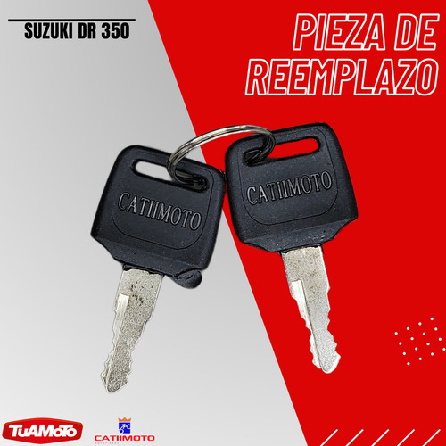 Llave De Contacto Para Moto Suzuki Dr 350 Catiimoto