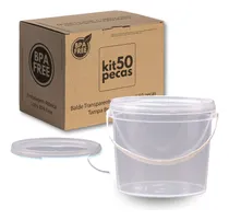 Comprar Balde 1.8l Para Guardar Componentes De Computação 50 Pçs
