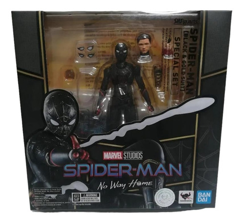 Figura Spider-man: No Way Home Spider-man Black & Gold Suit