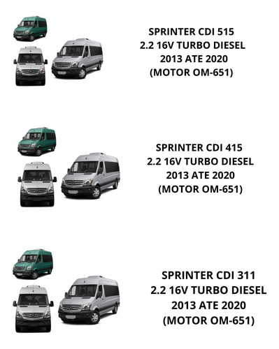 Bomba Óleo Sprinter Cdi 311/415/515 2.2 16v Tb Diesel 13/20